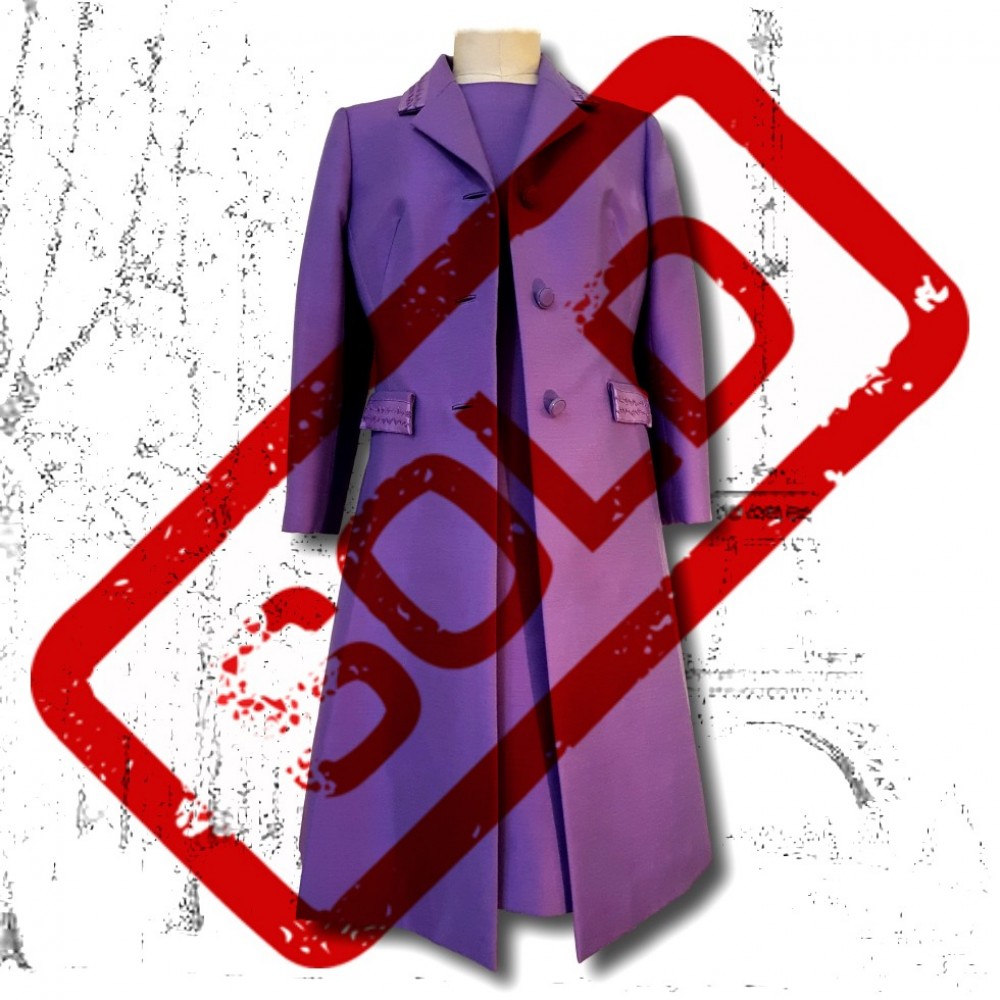 1960's Peggy French Lilac Dress and Coat .