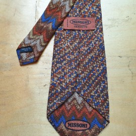 Missoni Colourful Vintage Silk Tie
