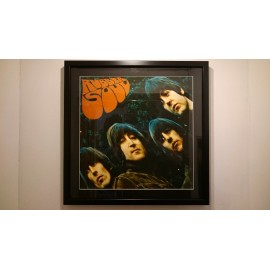 Beatles Framed Rubber Soul Print .