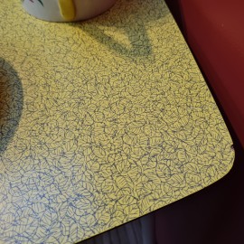 1960's Yellow Formica Kitchen Table
