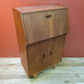 1960's Fold Down Drinks Cabinet