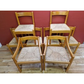 Vico Magistretti Carimate Dining Chairs - Set of 8