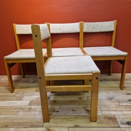 Gangso Mobler, Set Of 4 Dining Chairs
