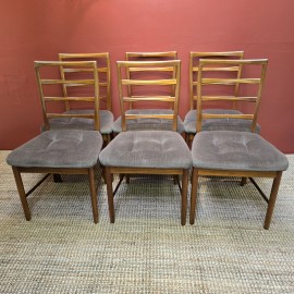 McIntosh Mid-Century Set of 6 Dining Chairs