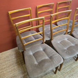McIntosh Mid-Century Set of 6 Dining Chairs