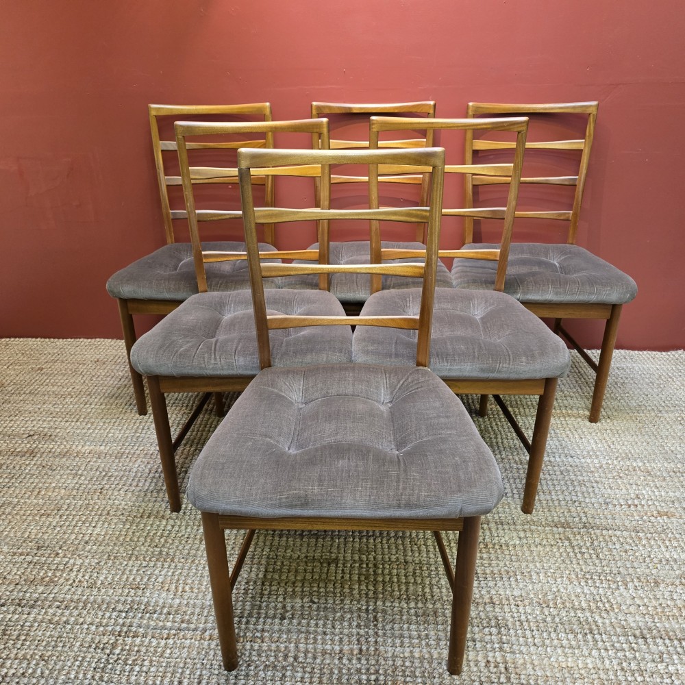 McIntosh Mid-Century Set of 6 Dining Chairs