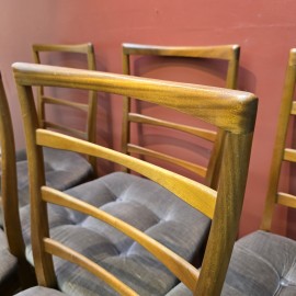 McIntosh Mid-Century Set of 6 Dining Chairs