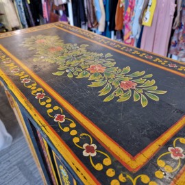 Vintage Hand Painted Indian Cabinet