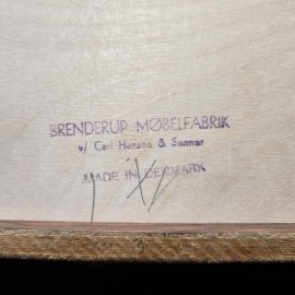 1960's Brenderup Danish Rosewood Bureau 