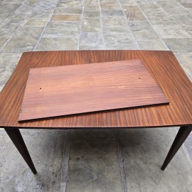 1960s Richard Hornby Afromosia Mid-Century Dining Set 
