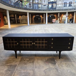 Mid-Century Younger Black Sideboard Mid-Century Younger Black Sideboard