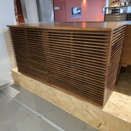 Heals Retro Verona Small Walnut Sideboard