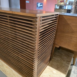 Heals Retro Verona Small Walnut Sideboard