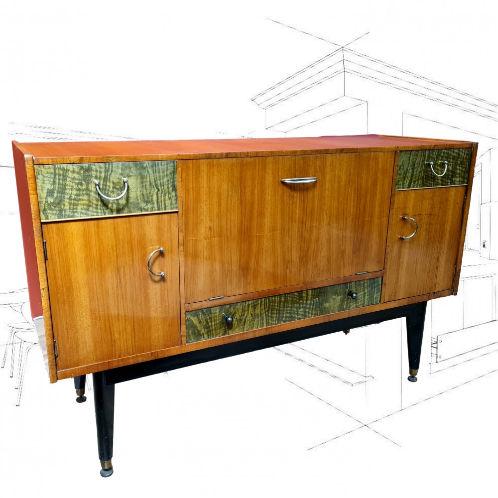 1950's Sideboard Cocktail Cabinet