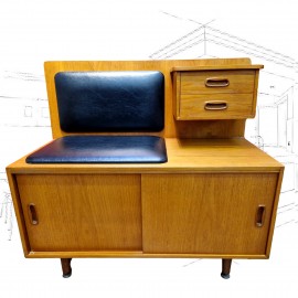 Mid Century Teak Telephone Table