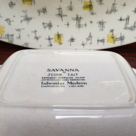 1950's Midwinter Savanna Serving Dishes