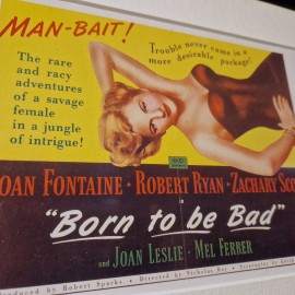 1950's Framed Teensploitation Film Cards