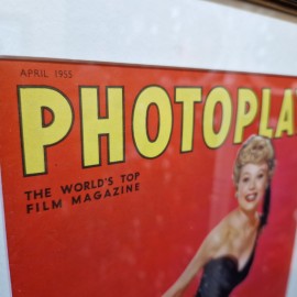 1950's Photoplay Magazine Framed Pictures