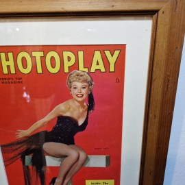 1950's Photoplay Magazine Framed Pictures