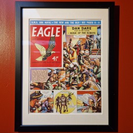 1950's Eagle Comic Dan Dare Framed Pictures