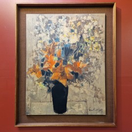 Large Boufort 'Flame Lillies' Lithograph