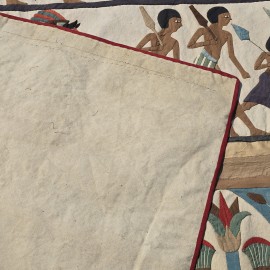Huge Applique Antique Egyptian Khayamiya Wall Hanging