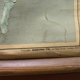 Huge 1960s Road Map of England