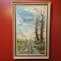 Rene Cazier Great Budworth Framed Oil Painting