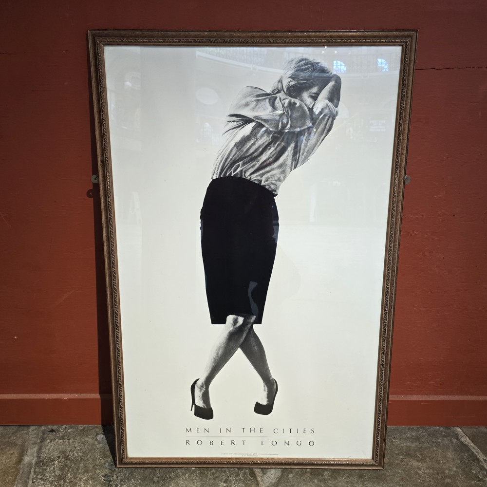 Robert Longo 'Men In The Cities' Framed 'Cindy' Print