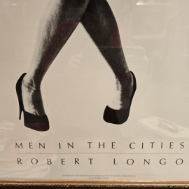 Robert Longo 'Men In The Cities' Framed 'Cindy' Print