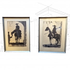 Picasso 'Toros y Toreros' Framed Lithogragh Pair