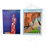 Pair Of Framed 1960's Vogue Prints