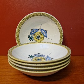 1960's Stavangerflint Flamingo Bowls
