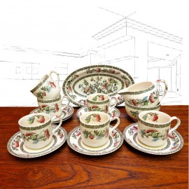 Johnson Bros 'Indian Tree' Espresso Coffee Set