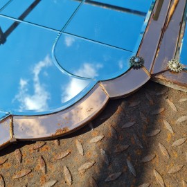 Large Art Deco Mantle Mirror