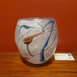 Carin Von Drehle Art Glass Vase
