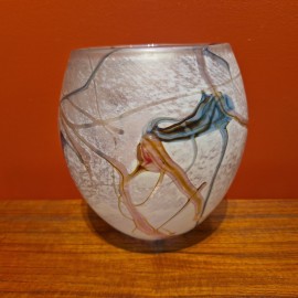 Carin Von Drehle Art Glass Vase
