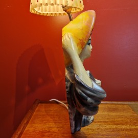1950's Oriental Lady Table Lamp