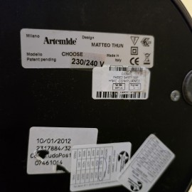 Red 'Choose' Lamp by Matteo Thun for Artemide