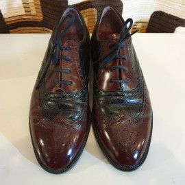 Barker Two Tone Leather Brogues