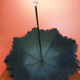 1901 Victorian Mourning Parasol