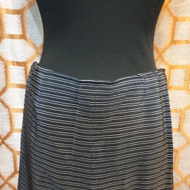 1950's Black Striped Skirt Suit 