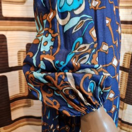 1970's Psychedelic Maxi Dress and Jacket