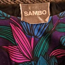 1960's Sambo Purple Cocktail Dress