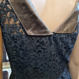 1960's Hildebrand Black Cocktail Dress