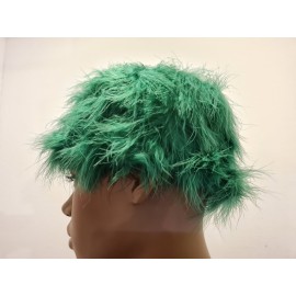 Vintage Green Feather Hat