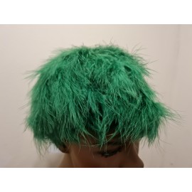 Vintage Green Feather Hat