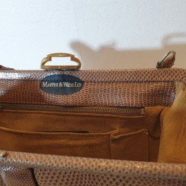 Vintage Mappin & Webb Lizard Skin Handbag