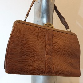Vintage Mappin & Webb Lizard Skin Handbag