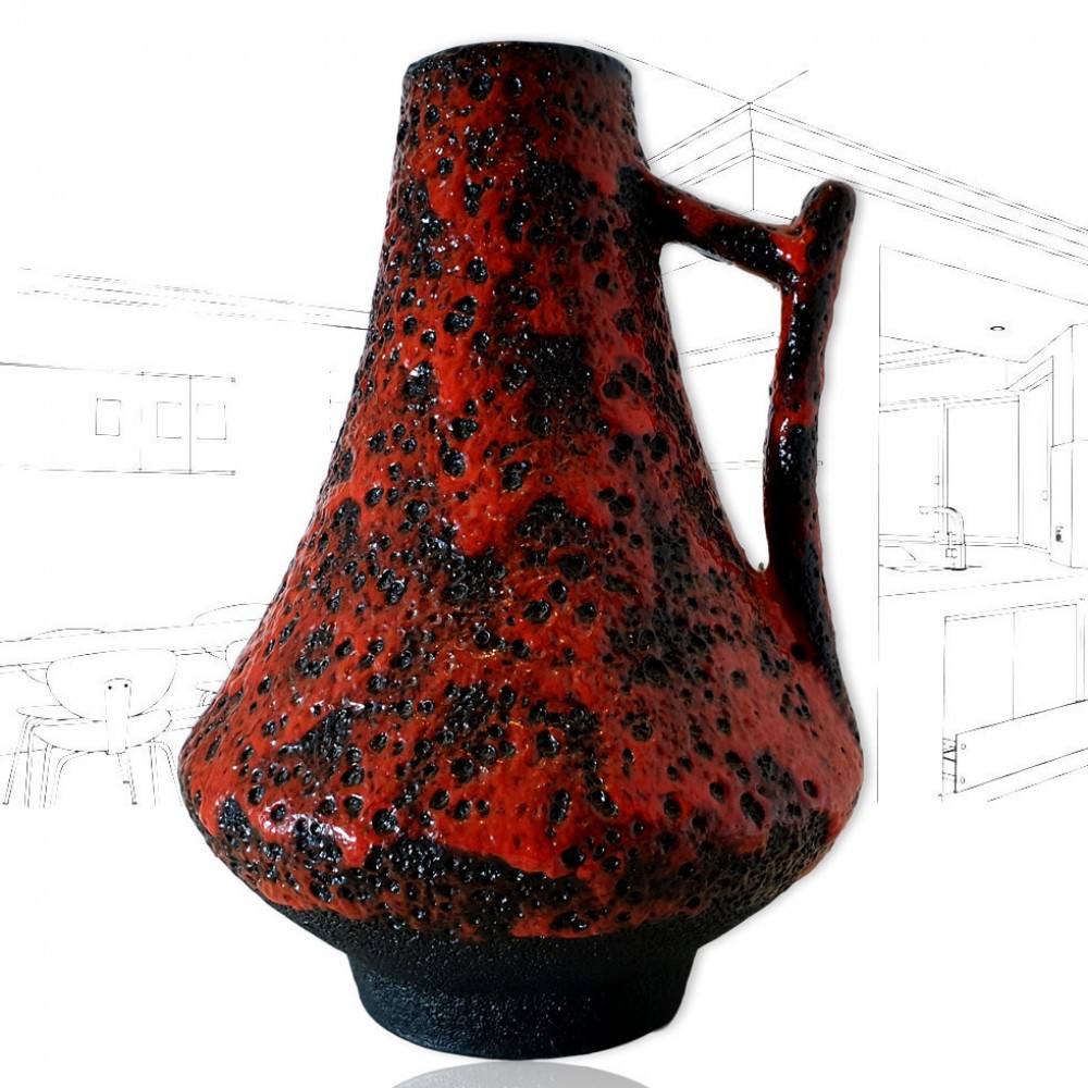 Large West German vase by Jopeko .